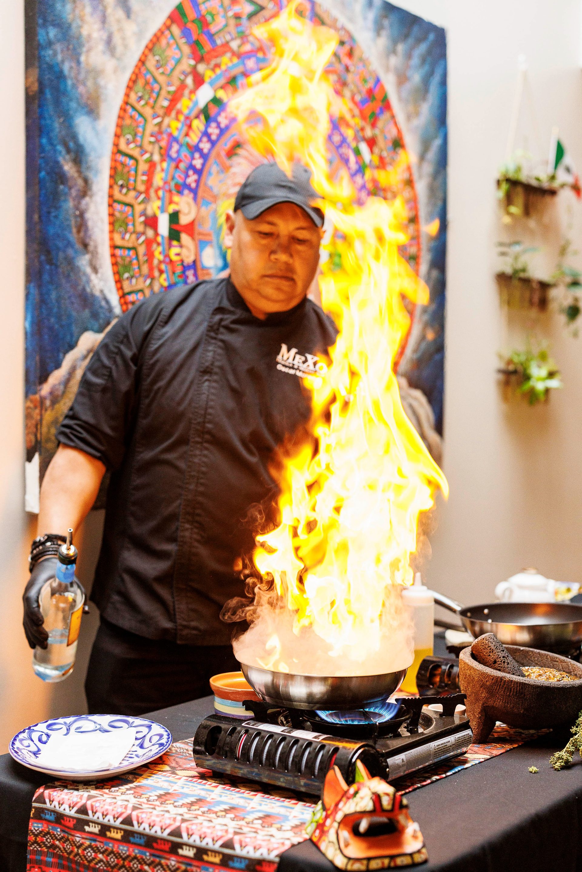 Culinary Canvas Of Fire, Smoke, And Craft